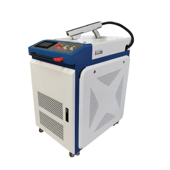 50W Pulse Laser Cleaning Machine with Raycus Laser Source for Paint Stripping Rust Removing Dirt Removing